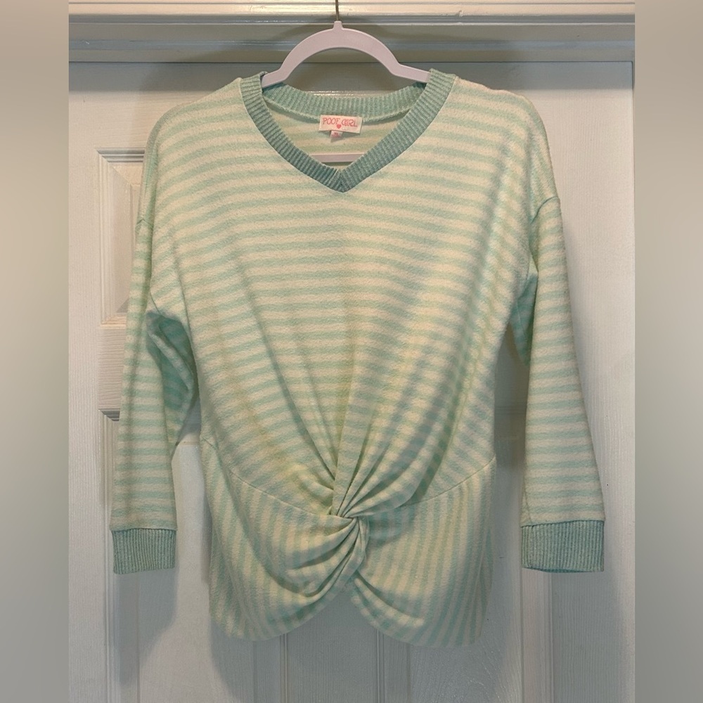 Pastel Striped Kids Sweater